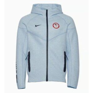 Nike Sportswear Tech Fleece Team USA Olympic Full Zip Hoodie Men's Size 2XL